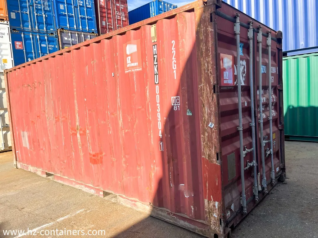 Ausrangierter Container Größe 20′ AS IS 5, ohne Transport, HZKU 003 904-1