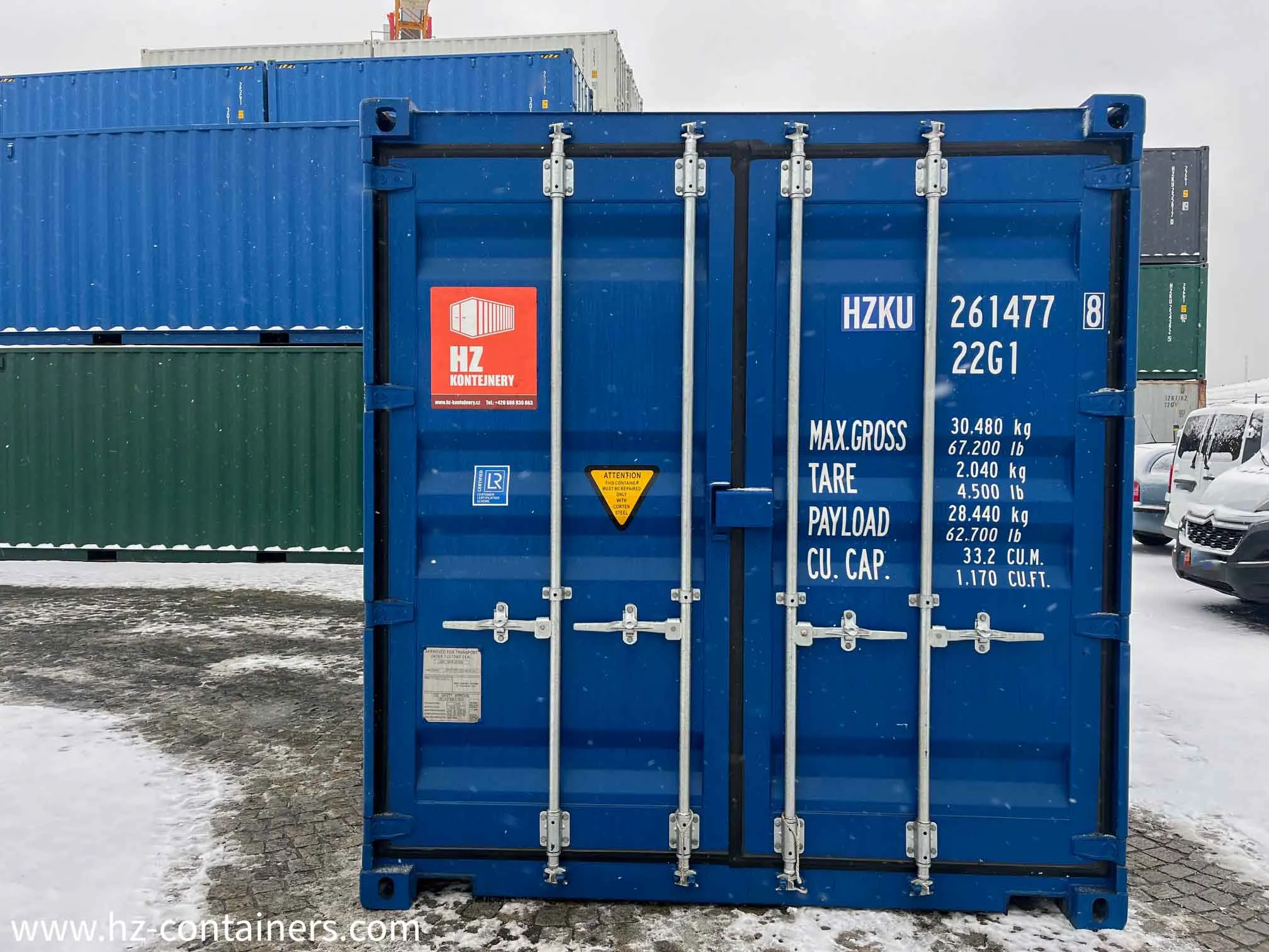 Schiffscontainer 20′ IICL6, HZKU 261 477-8