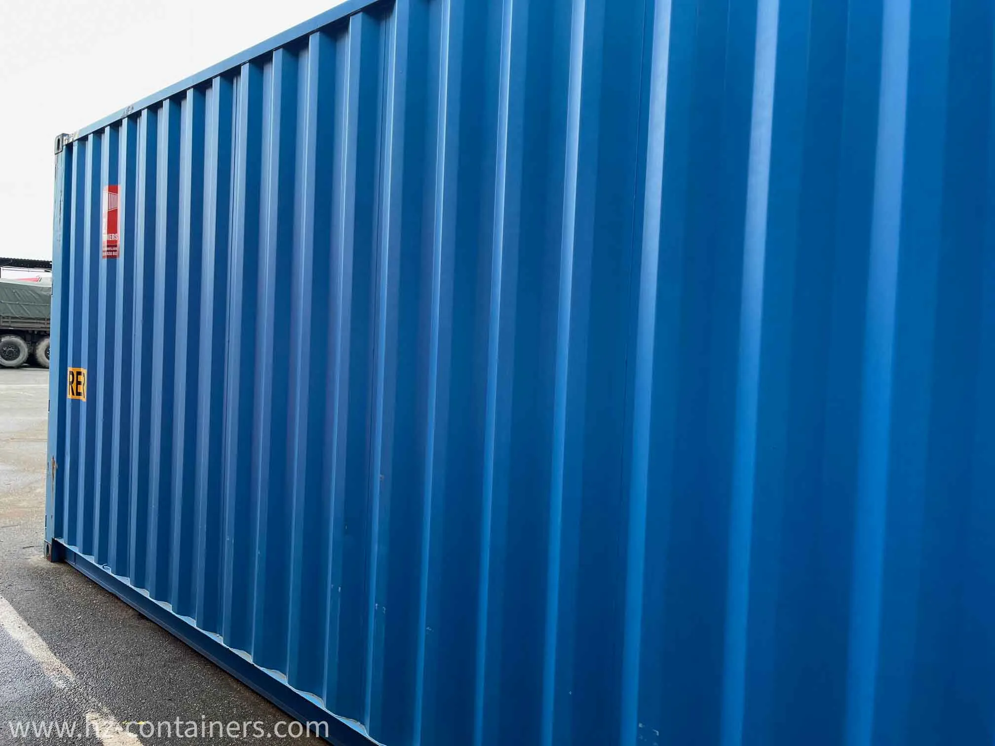 40′ High Cube Double Door in Blau – Single-Trip, HZKU 250 015-5