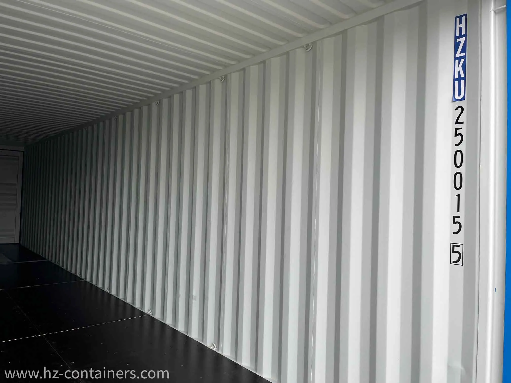 40′ High Cube Double Door in Blau – Single-Trip, HZKU 250 015-5