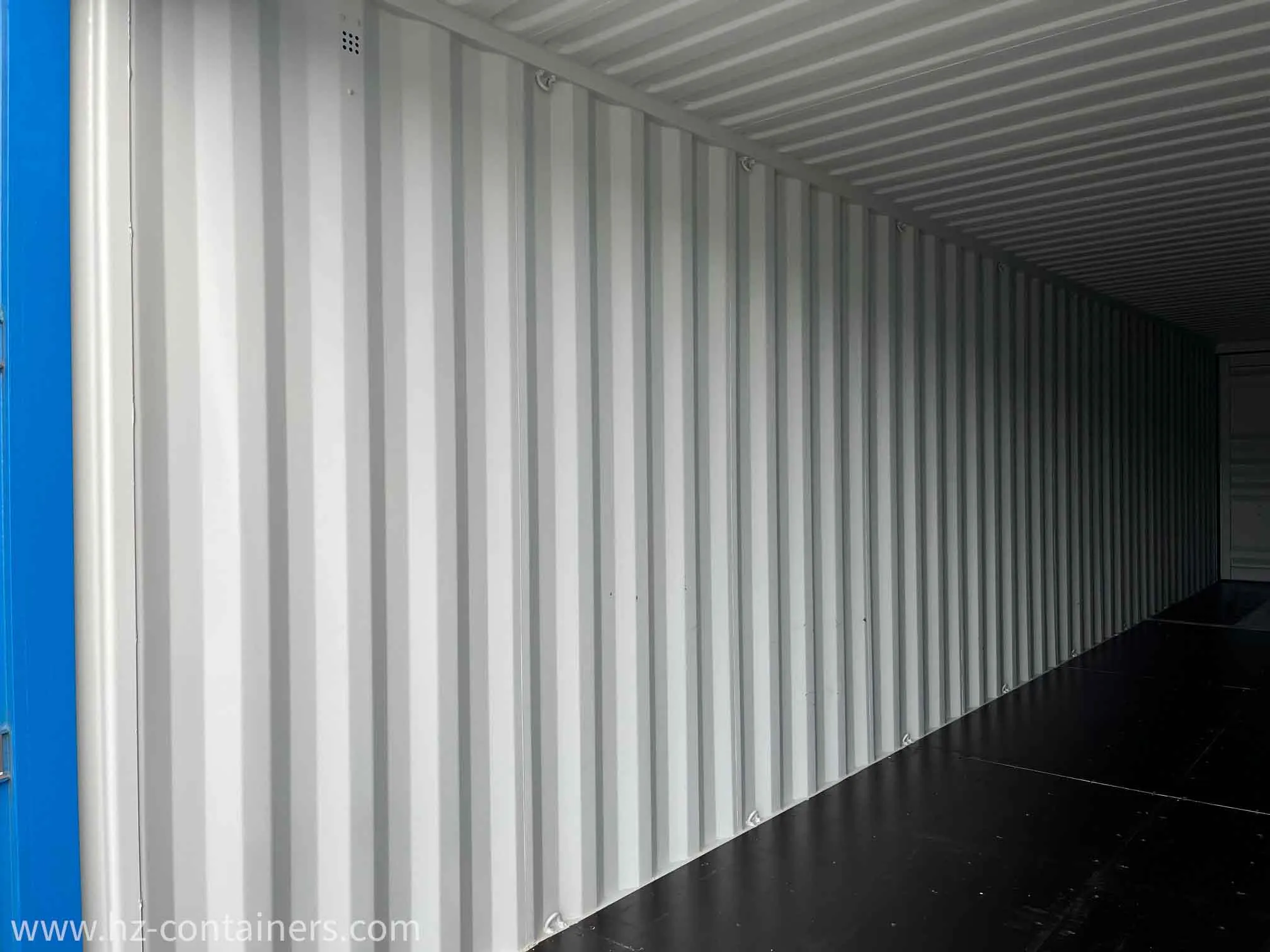 40′ High Cube Double Door in Blau – Single-Trip, HZKU 250 015-5