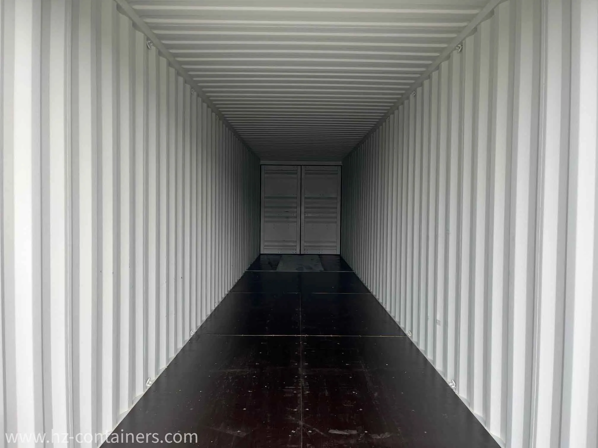 40′ High Cube Double Door in Blau – Single-Trip, HZKU 250 015-5