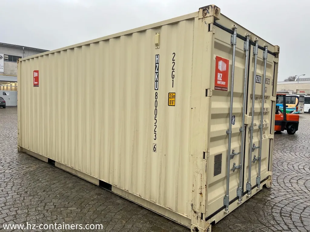 Doppeltür-Container 6 m IICL 6, auch zum Nachrüsten geeignet, HZKU 800 523-6