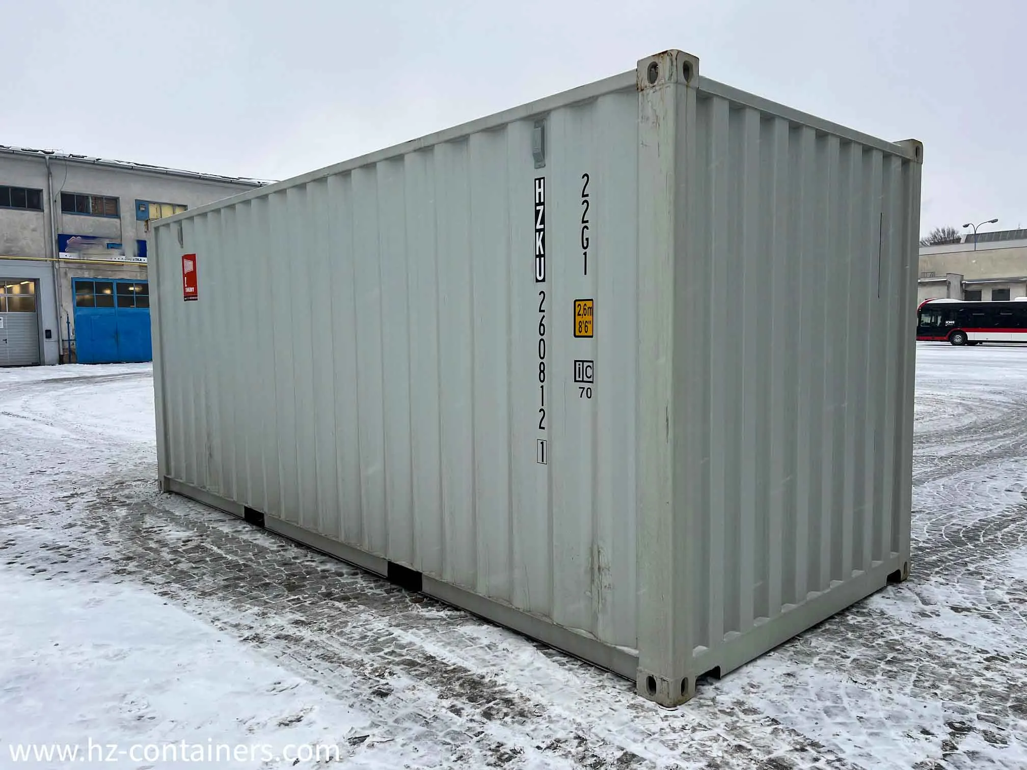 20 Fuß Schiffscontainer IICL6, HZKU 260 812-1