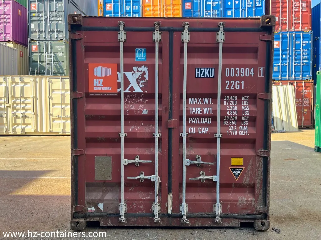 Ausrangierter Container Größe 20′ AS IS 5, ohne Transport, HZKU 003 904-1