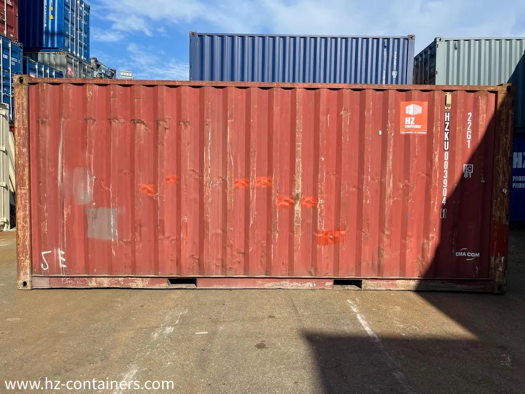 Ausrangierter Container Größe 20′ AS IS 5, ohne Transport, HZKU 003 904-1