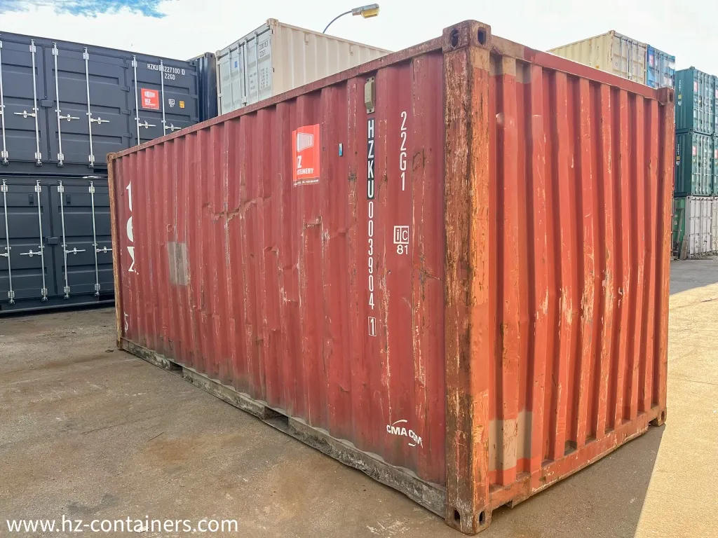 Ausrangierter Container Größe 20′ AS IS 5, ohne Transport, HZKU 003 904-1