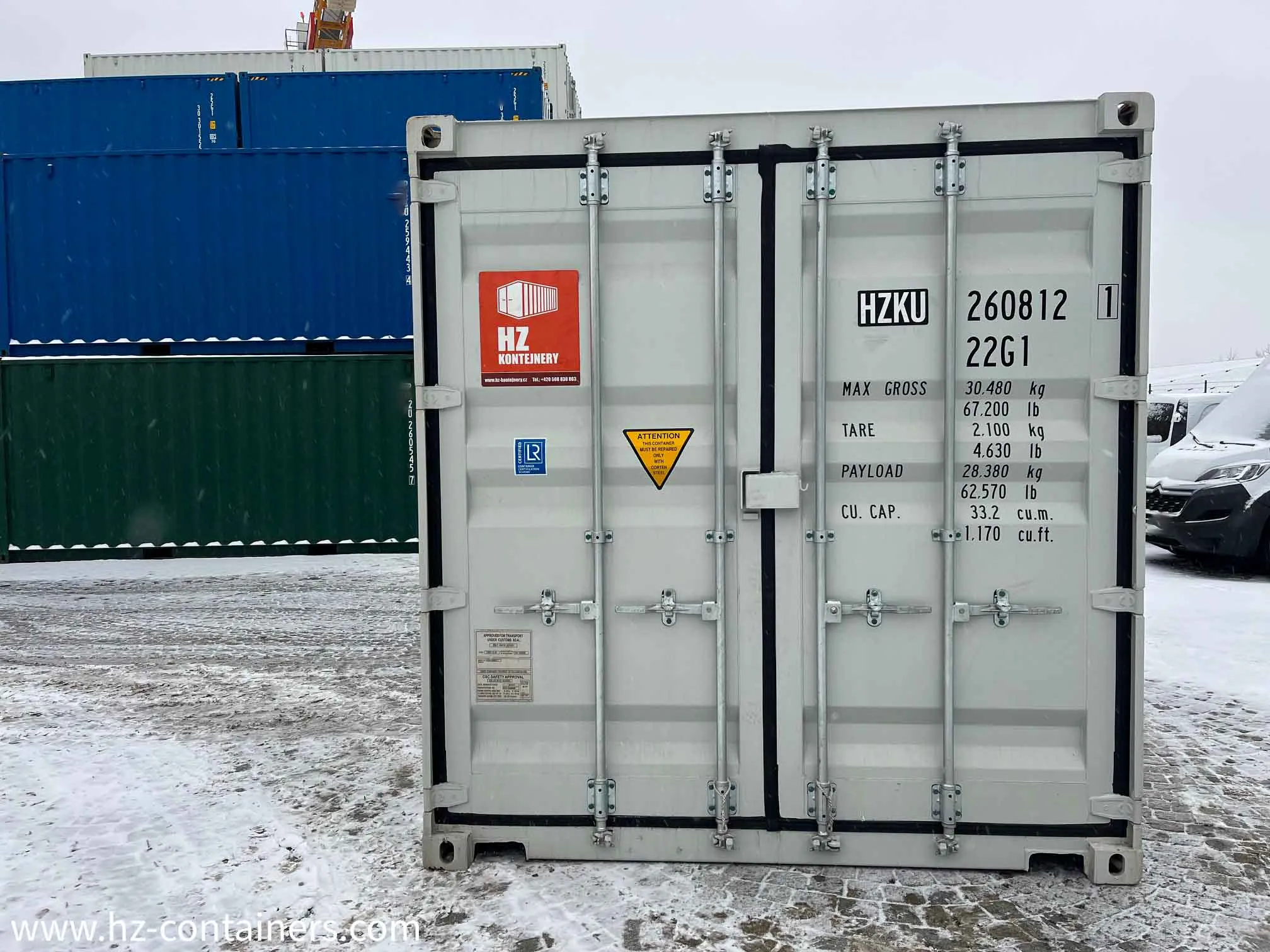 20 Fuß Schiffscontainer IICL6, HZKU 260 812-1