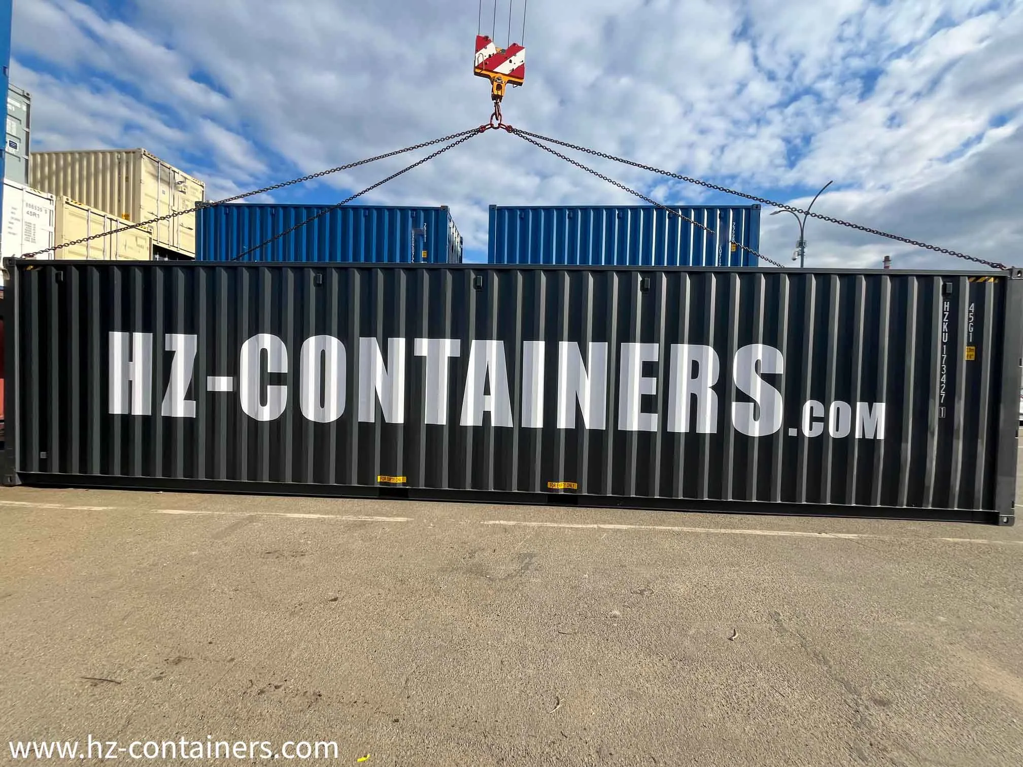 Schiffscontainer 40’HC Qualität IICL, HZKU 173 427-1