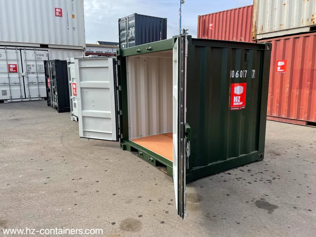 Kleiner 6′ Lagercontainer – Idealer Helfer auf der Baustelle, 106 110-9