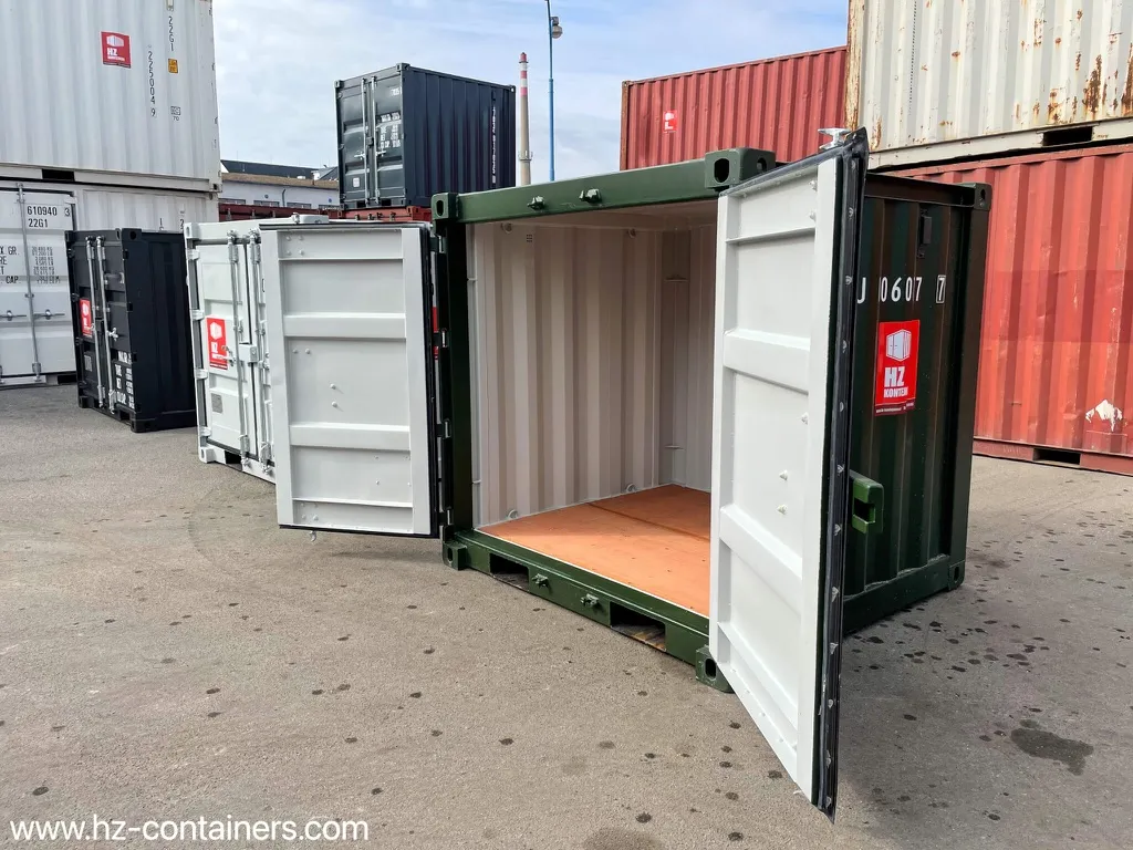 Kleiner 6′ Lagercontainer – Idealer Helfer auf der Baustelle, 106 110-9